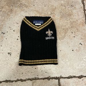Saints pet sweater
